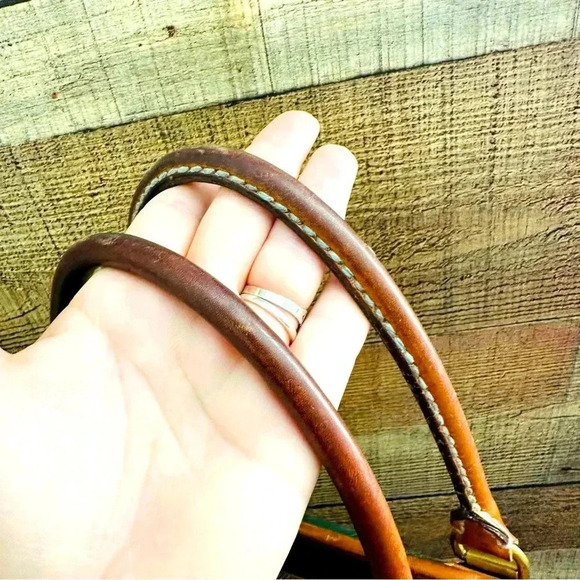 Dooney & Bourke Vintage Leather Satchel/Shoulder Bag - Picture 6 of 10